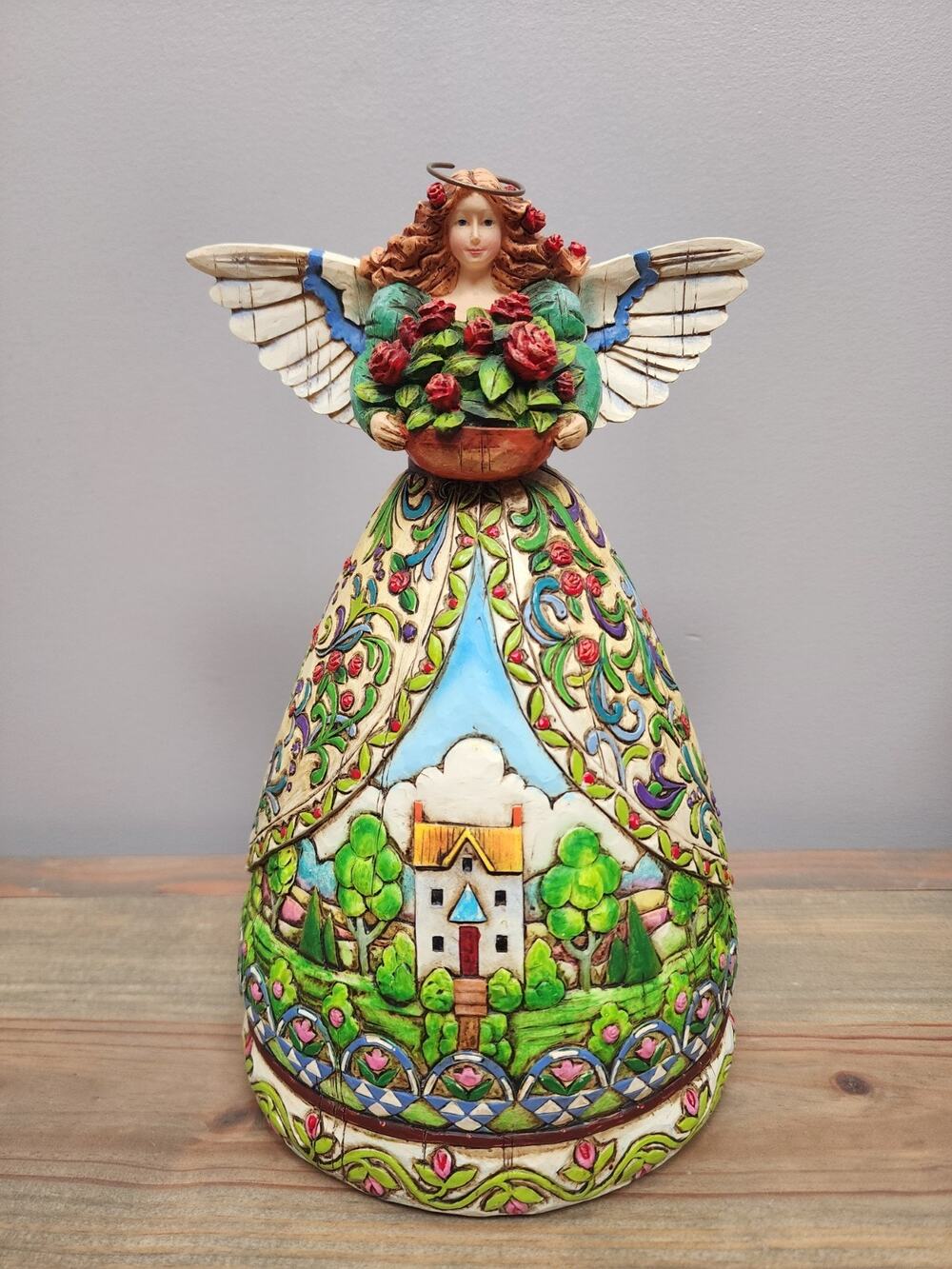 Jim Shore 2004 "SUMMER RESTORES THE SOUL" 9.5" Angel C117673